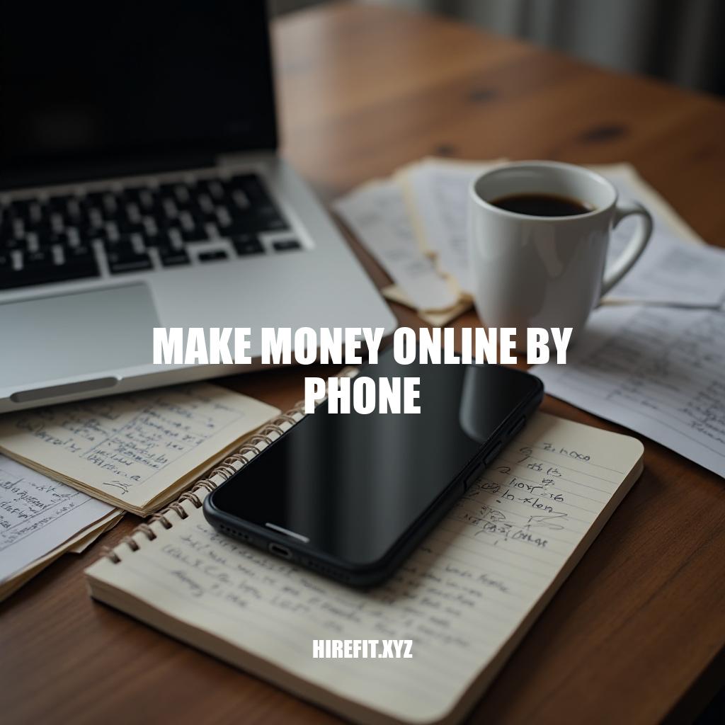 Make Money Online by Phone: 8 Legitimate Ways to Earn